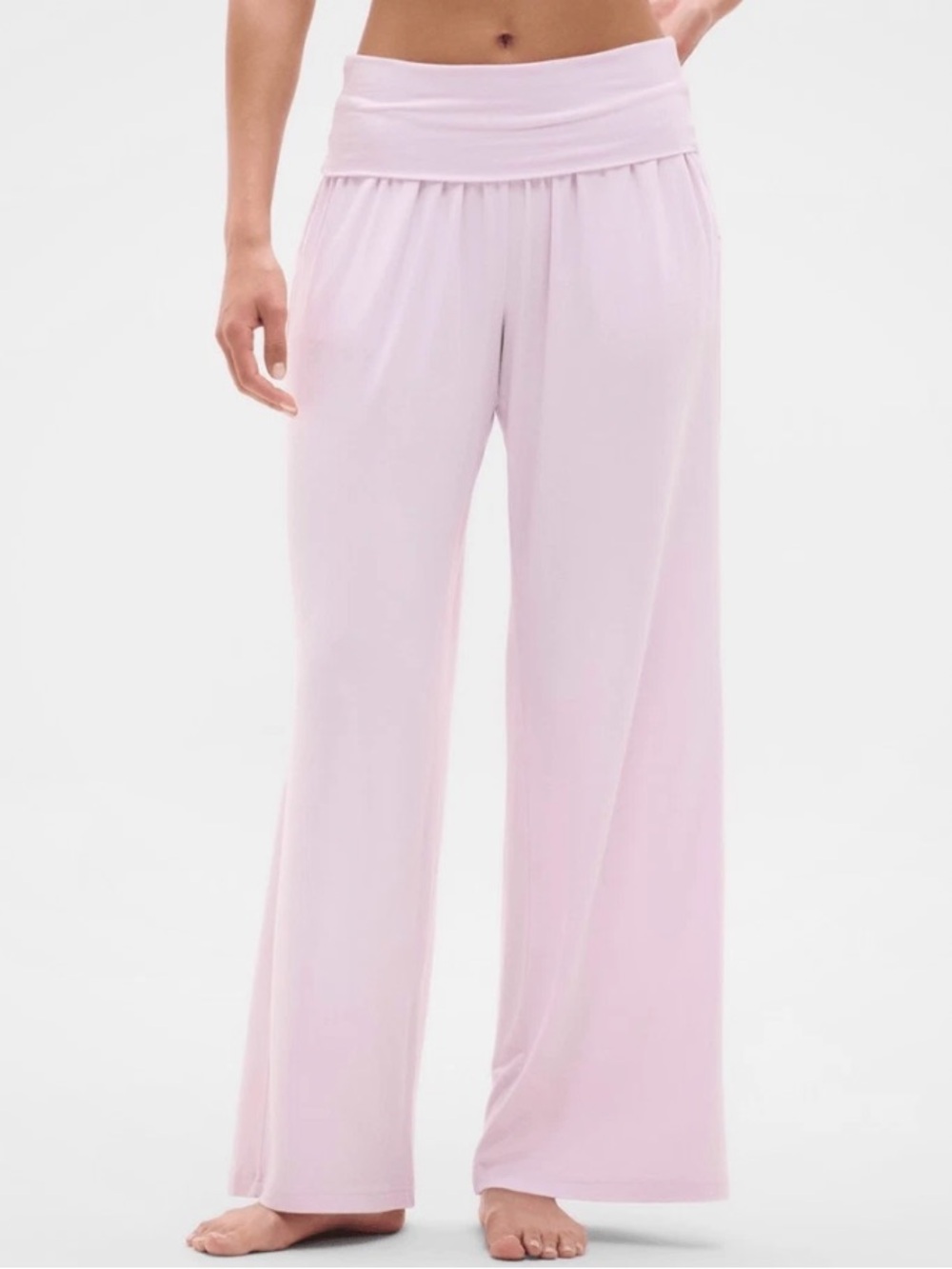 Athleta Dream Drape Pale Pink Lounge Pants
